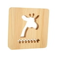 thumbnail image 3 of Creative Wooden Lights, Eye Protection Warmwhite Light Wood Carving Pattern Lamp With USB Cable For Office For Children For Living Room, 3 of 8