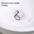 thumbnail image 4 of Cateissary Reemplazo de la cubierta del filtro del lavabo del fregadero de la cocina de la oficina en el hogar Juegos de accesorios de baño Blanco, 4 of 6
