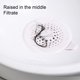 thumbnail image 4 of Advancent Cubierta de filtro de lavabo para fregadero de cocina y oficina en casa, colador de silicona para el pelo, tapón de drenaje Juegos de accesorios de baño Verde, 4 of 6