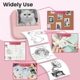 thumbnail image 4 of Phomemo Mini Printer,Mini Sticker Printer M02L, Mini Portable Printer, Portable Photo Printer Sticker Printer Portable Pocket Printer for Photo,Notes, Compatible with Phone Tablet, Pink, 4 of 11