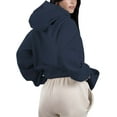 thumbnail image 2 of Womens Essentials Heavyweight Pullover Hoodie Loose Fit, 2 of 6