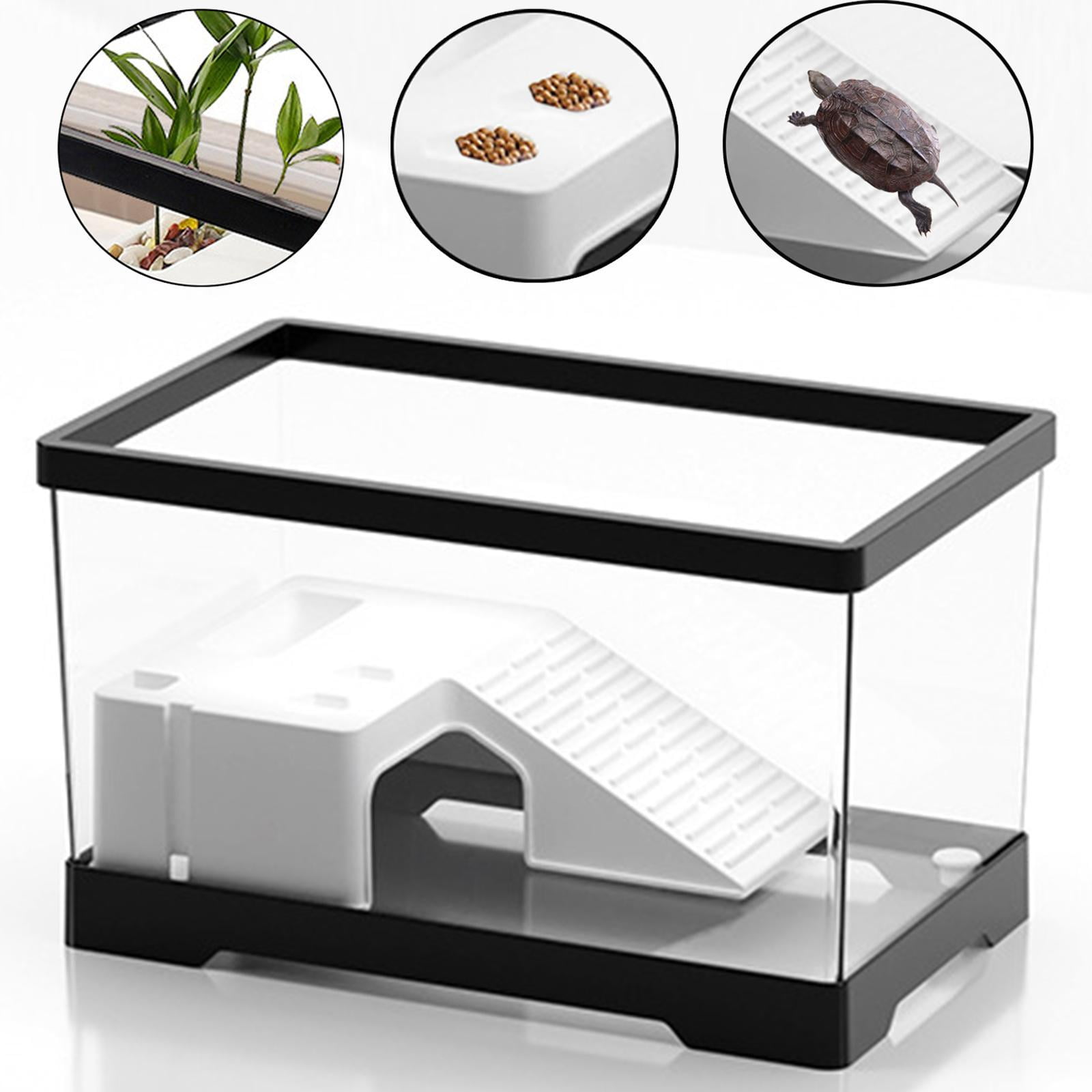 FITYLE Turtle Tank Accessories Box Supplies Tortoise Enclosure