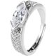 thumbnail image 3 of Anillo de plata para mujer Precioso anillo de boda con ángel Anillos de compromiso Joyería cosplay Accesorio ajustable, 3 of 8