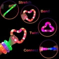 thumbnail image 2 of 12 Pcs Glow Sticks Party Packs, Light up Pop Tubes Necklaces Bracelets, Party Decorations Toys, 2 of 7