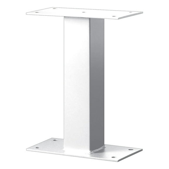 Salsbury Industries 4395WHT Standard Pedestal - Bolt Mounted - for Mail Package Drop - White