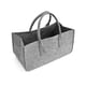 thumbnail image 2 of 4X Monedero de Fieltro, Bolsa de Almacenamiento de Fieltro Bolsa de Compras Informal de Gran Capacidad - Gris, 2 of 6