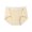 Yellow, variant on Kilaqueen Women's High Waisted Cotton Underwear, Ribbed Breathable Soft Full Coverage Panties with Bow Detail, Comfortable Ladies Briefs