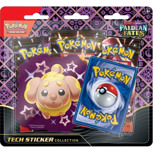 POKEMON TCG: SCARLET AND VIOLET: PALDEAN FATES: TECH STICKER COLLECTION - Shiny Fidough