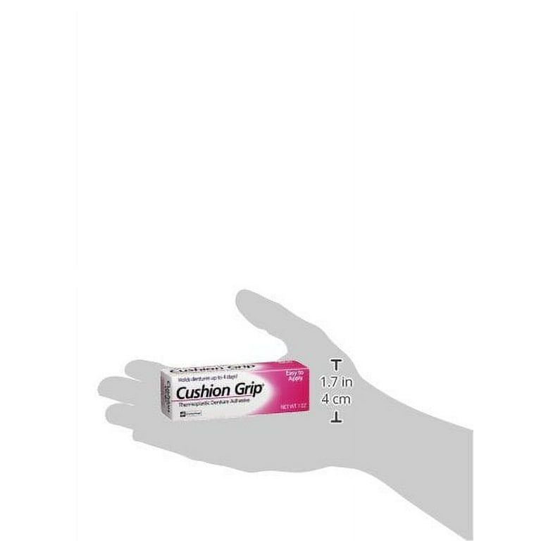 Cushion Grip Denture Adhesive, Thermoplastic, Oral Care