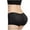 Black, variant on HUPOM Panties For Women Plus Size Underwear Compression Leisure Tie Elastic Waist Black 2XL