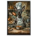 thumbnail image 2 of Funny Dog Kitchen Wall Art - Dining Room Wall Decor - American Hairless Terrier Cooking Food Canvas Prints for Farmhouse Kitchen Decor, Modern Restaurant Painting Artwork, 2 of 6