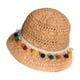 thumbnail image 1 of Circunferencia del sombrero: 50-54 cm, circunferencia de la cabeza pequeña, sombrero de paja, sombrero protector solar para mujer, sombrero de playa, sombrero tejido de paja con bolas de, 1 of 5