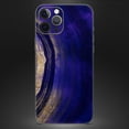 thumbnail image 4 of DesignSkinz Vivid Agate Vein Slice Blue V2 Full-Body Skin Decal Wrap Cover for iPhone 14 Pro, 4 of 9