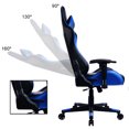 thumbnail image 4 of Chaise de Gaming avec Dossier Inclinable, Style Course Chaise de Bureau Dossier Haut, 4 of 6