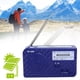 thumbnail image 5 of Radio de emergencia solar RD638 Bling Bling ABS multifunción FM/AM Azul, 5 of 12
