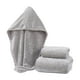 thumbnail image 2 of Juego extra grande de toallas de baño de 3 - sábanas de baño sobredimensionadas, toallas de microfibra súper suaves y absorbentes para baño, gimnasio y hotel - gris, 2 of 6