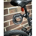 thumbnail image 6 of Lumintrail 5 Digit Resettable Combination Bike Lock with 12mm Flexible Self Coiling Braided Steel Cable, Keyless Convenience with Bike Frame Mount Bracket included - Assorted Colors, 6 of 7
