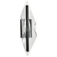 thumbnail image 3 of Nuvo Lighting Geneva 24 Inch LED Large Wall Sconce Matte Black Silk Screened Acrylic Lens, 3 of 5