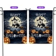 thumbnail image 2 of Happy Halloween Samoyed Witch Pumpkins Bats Garden Flag 12x18in Double Sided Siberian Sammy Dog Lover Outdoor Decor - 13012, 2 of 5
