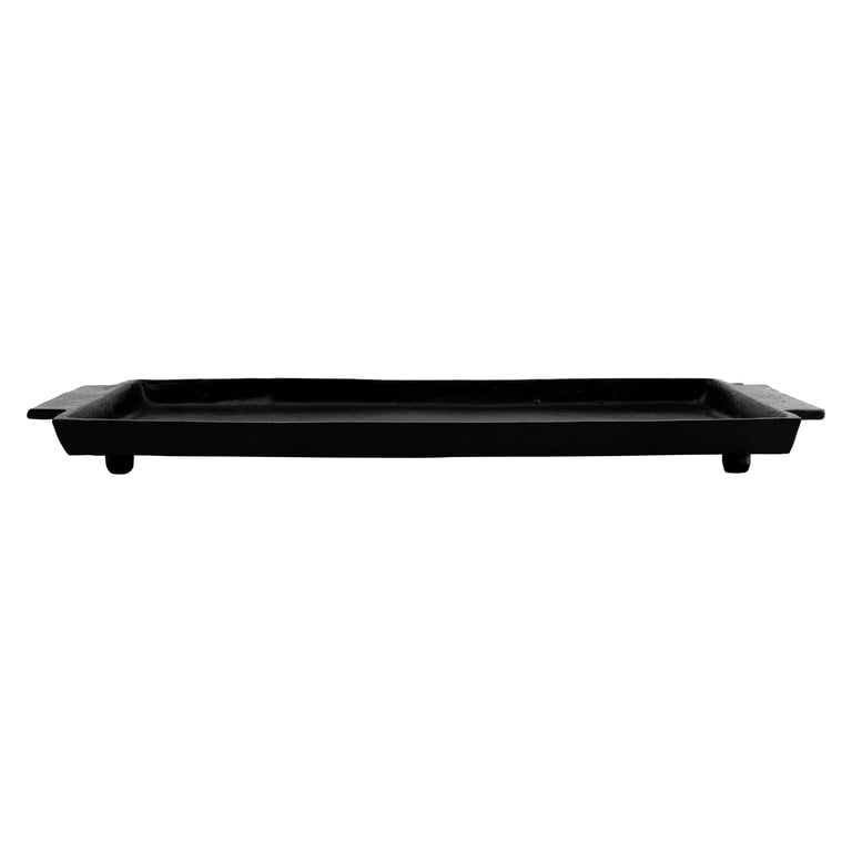 Better Homes & Gardens Cast Iron Finish Decorative Tray, Black photo 4