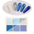 thumbnail image 3 of Polvo de Uñas Holográfico Yinane 6 Colores Gradiente de Brillo, 3 of 8