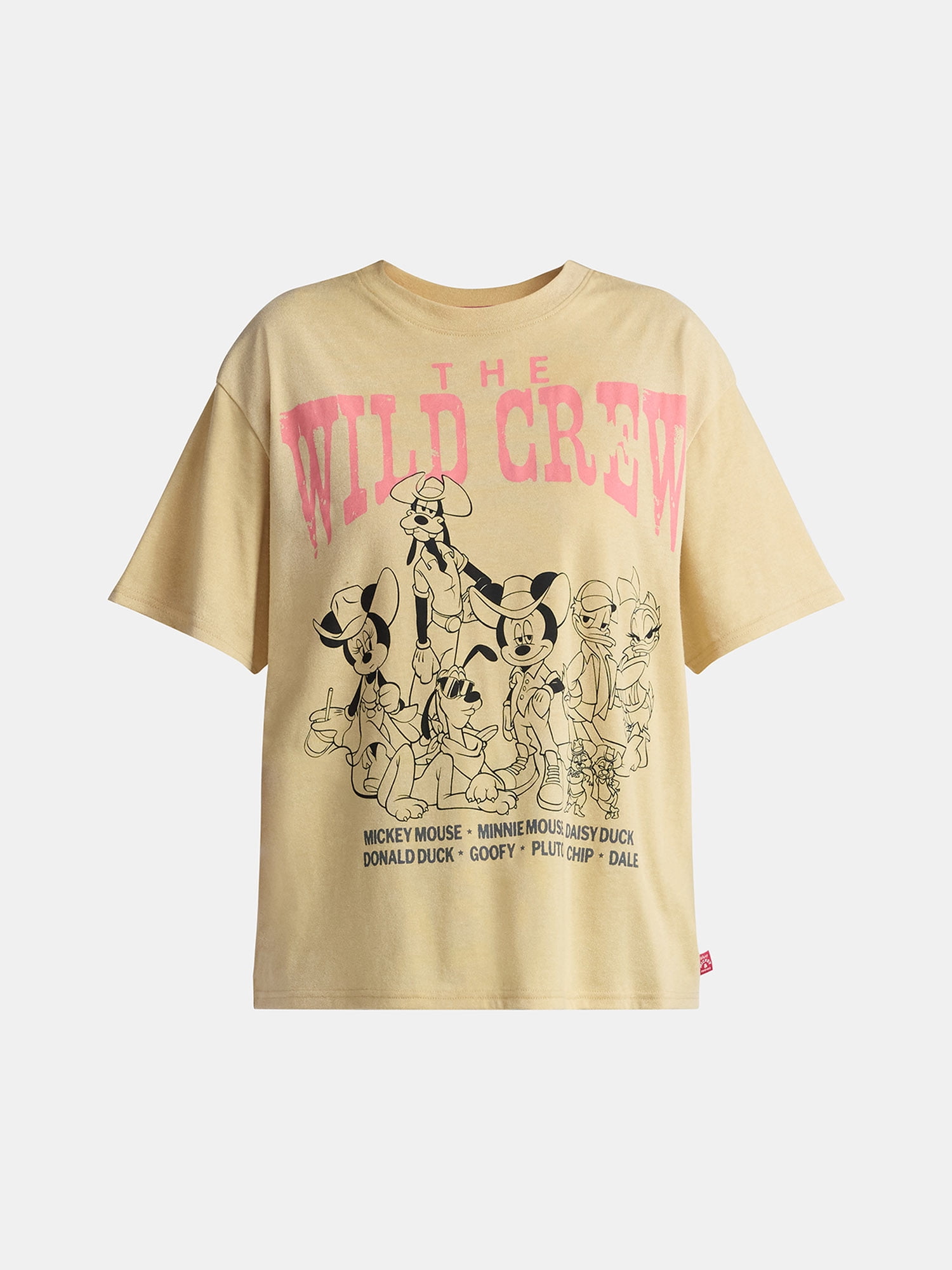 Disney Women's Mickey and Friends Graphic T-Shirt with Short Sleeves, Sizes XXS-2XL