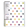 Blue Sky 2026-2027 Weekly and Monthly Academic Year Teacher Lesson Planner Calendar, July 2026 - June 2027, 8.5" x 11", Clear Pocket Cover, Wirebound, Laminated Tabs, Storage Pocket, Dots