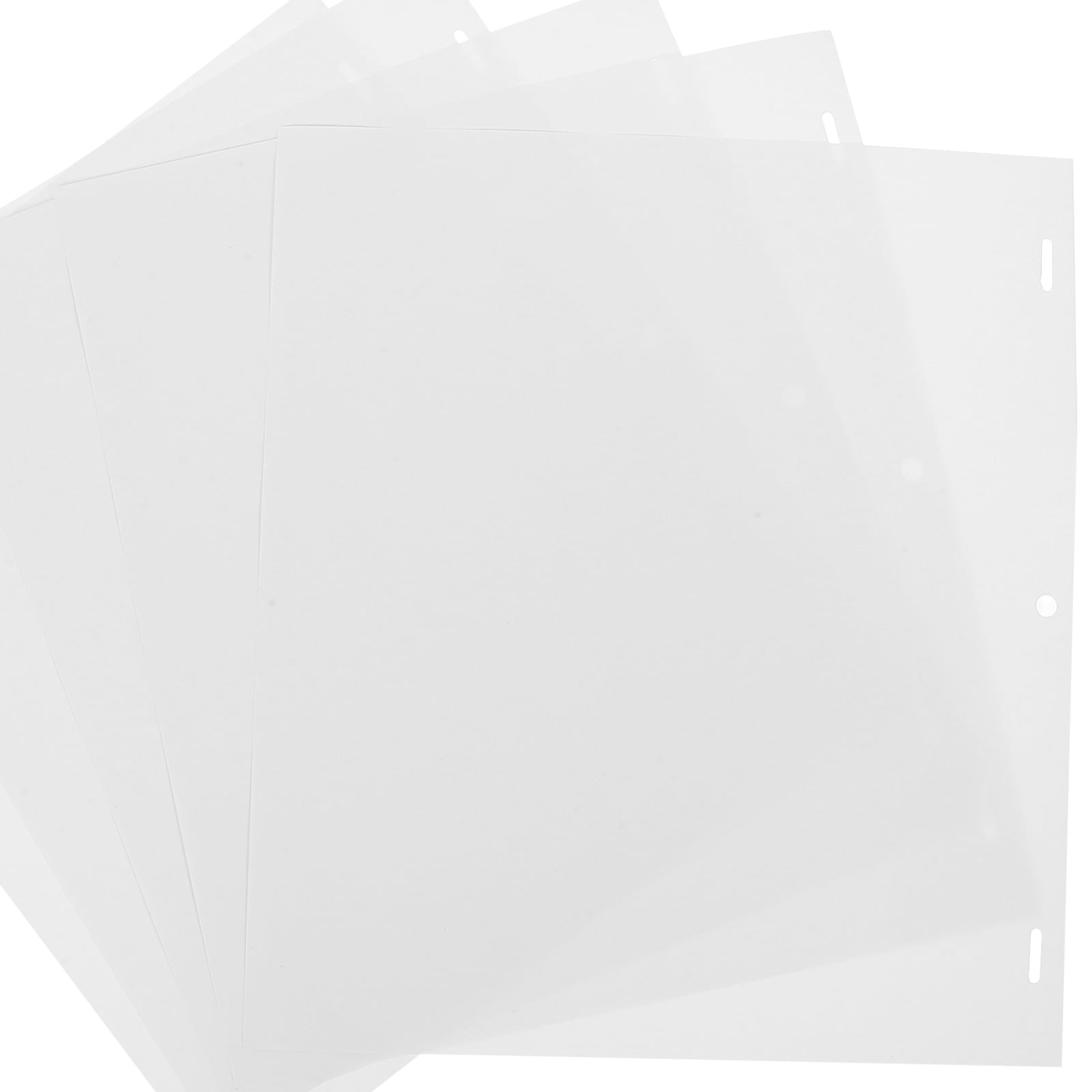 PBPBOX 200Pcs White Paper for Drawing with Three-Hole Design for Beginners Individual Painting