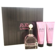 RiRi by Rihanna for Women - 3 Pc Gift Set 3.4oz EDP Spray, 3oz Body Lotion, 3oz Bath & Shower Gel