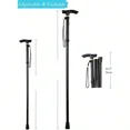 thumbnail image 2 of 4 Section Ultralight Adjustable Folding Trekking Poles With Quick Lock System Walking Stick For Men Elderly Seniors Hiking Camping, 2 of 5