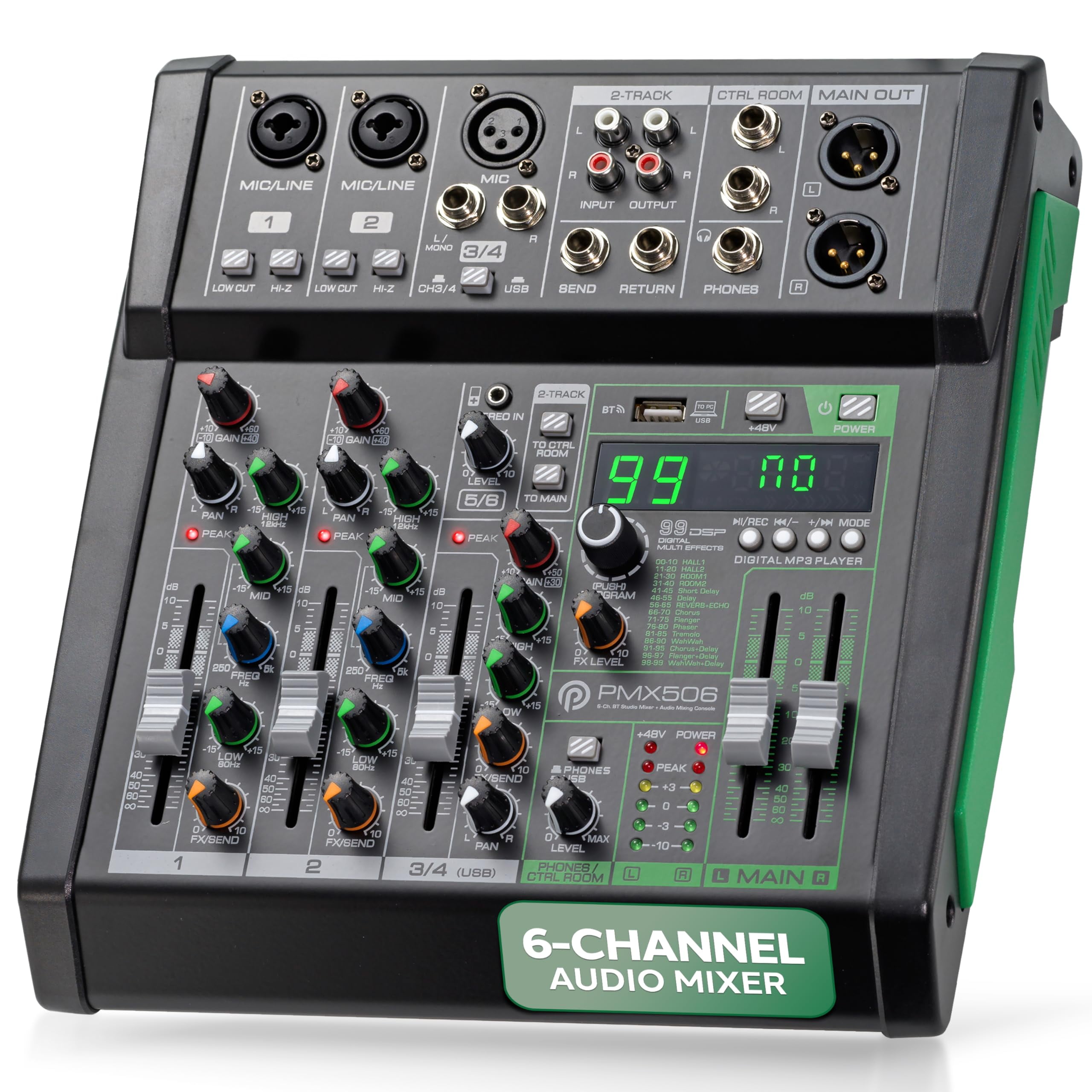 Alto Professional Zephyr ZMX862 - Analog mixer - 6-channel