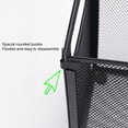 thumbnail image 3 of Desktop File Storage Bin, File Basket Holder Multi Functional Iron Rustproof Stylish Foldable  For Office, 3 of 7