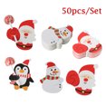 thumbnail image 2 of Decoraciones navideñas Tarjetas de papel con piruleta, Santa Claus Muñeco de nieve Pingüino Tarjetas de papel para piruleta de Navidad Pan de azúcar Paquete de regalo de dulces Envoltura para suminist Kaili Sencillez, 2 of 4