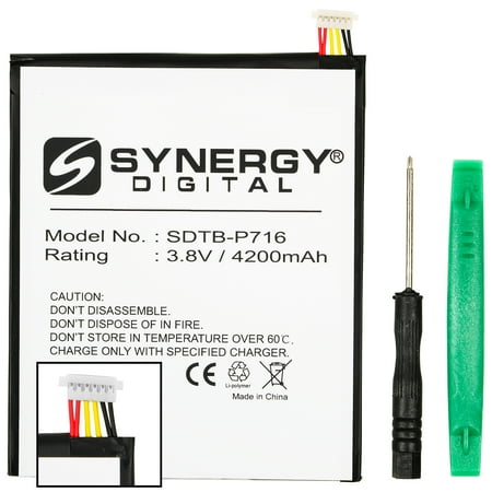 Battery For Tablet Samsung Galaxy Tab A 8.0 SM-T350 Tablet Battery (Li-Pol 3.8V 4200mAh) - Replacement For Samsung EB-BT355 Tablet Battery, (Embedded Battery w/ Tools) ()
