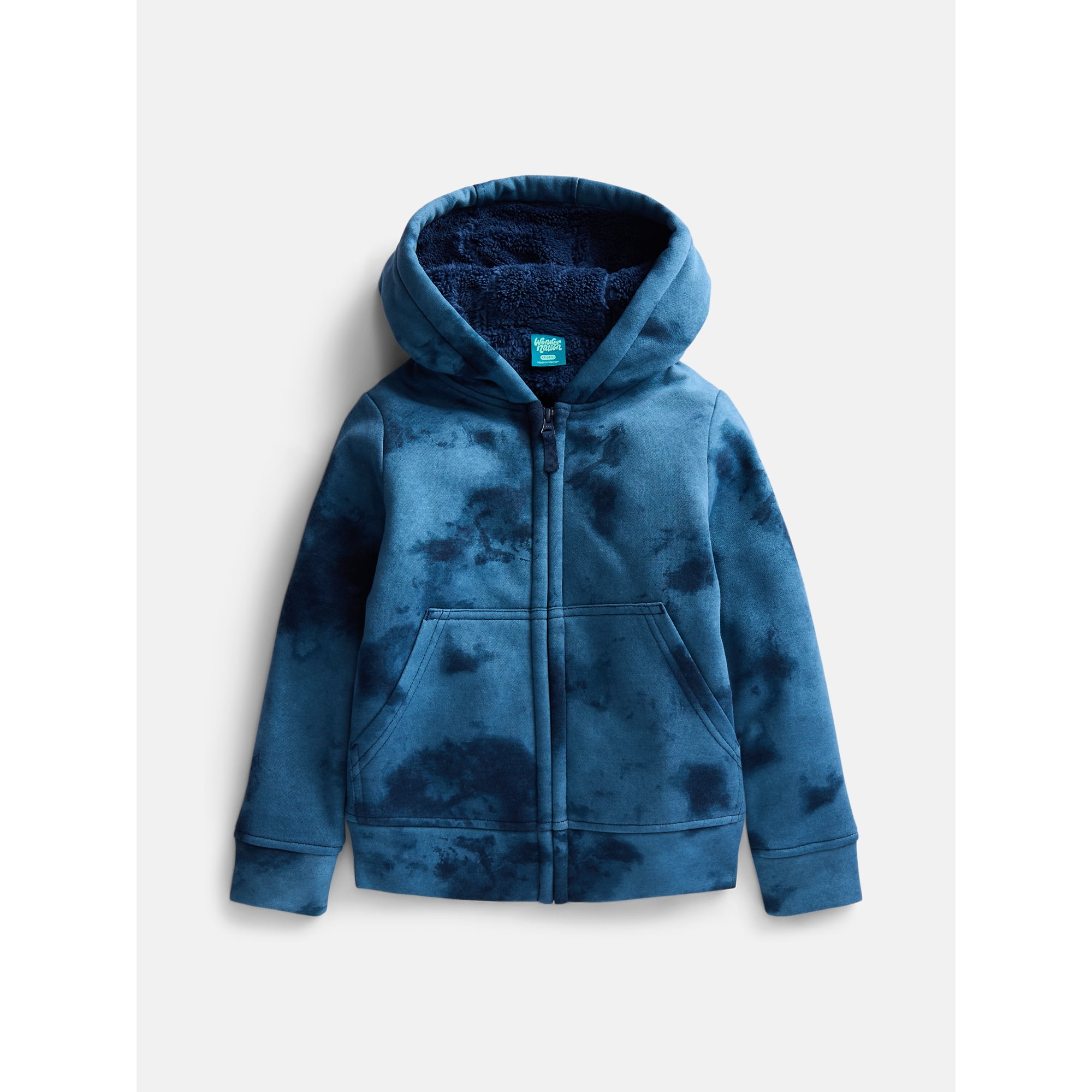 Wonder Nation Boys Kid Tough Hoodie, Sizes 4-18 & Husky