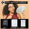 thumbnail image 5 of 100 Envelopes Money Saving Challenge Money Saving Binder 100 Envelope Challenge Binder Savings Binder Envelope A5 Savings Challenge Book (Black), 5 of 11