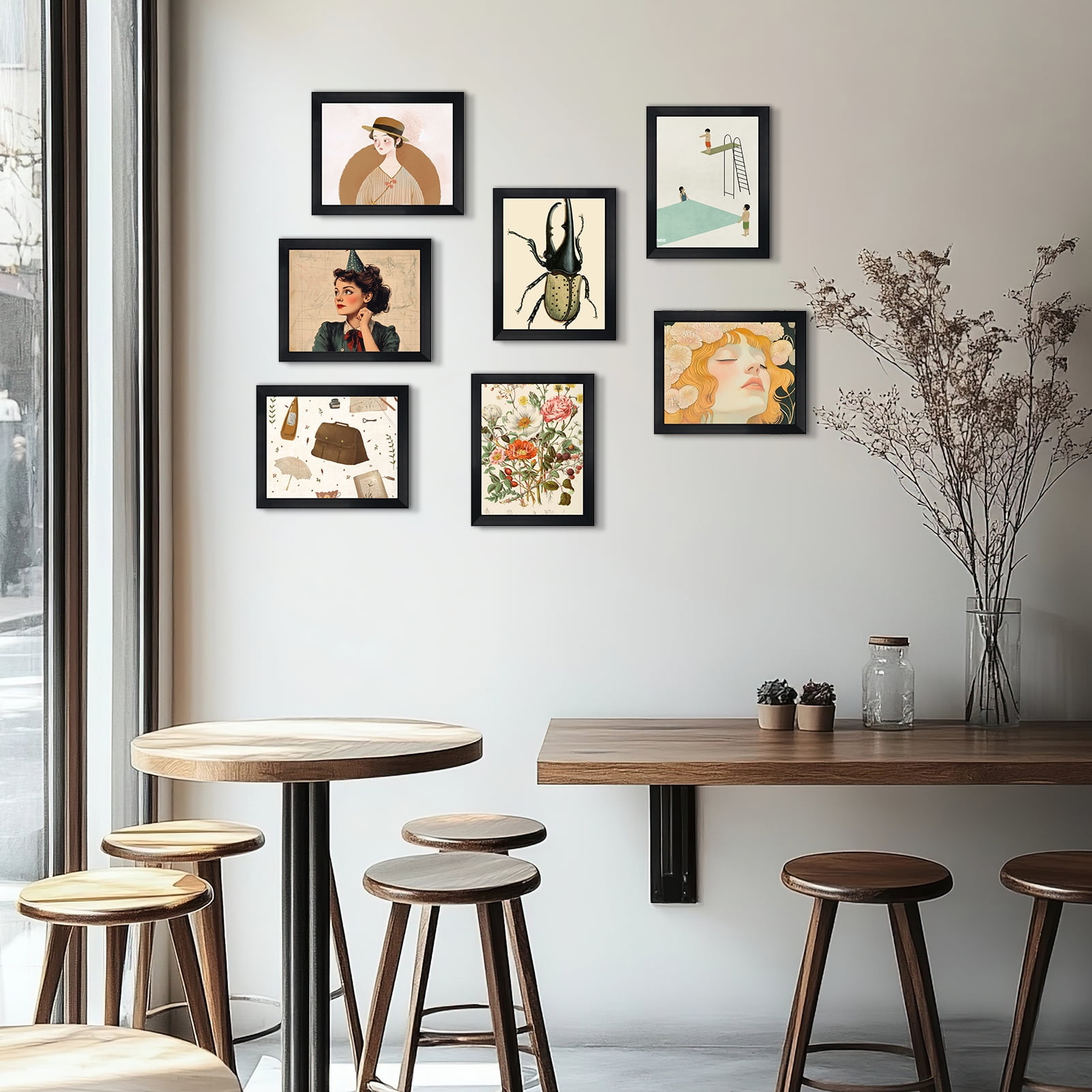 12-Pack 8x10 Black Photo Frames Bulk for Wall or Tabletop Decoration