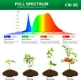 thumbnail image 4 of SANSI 40W LED Grow Light Bulb, Full Spectrum Black Clip-on Plant Grow Light for Indoor Plant, 4 of 7