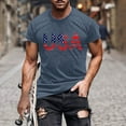 thumbnail image 2 of Yghzkop USA Flag 4th July T-Shirts for Men Patriotic Graphic American Independence Day Star Stripes Print Shirt Summer Casual Athletic Fit Quick-Dry Short Sleeve Top for BBQ Party Firework Show, 2 of 5