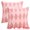 Pink, variant on Unique Bargains Pack of 2 Plush Throw Pillow Covers with Diamond Pattern Camel