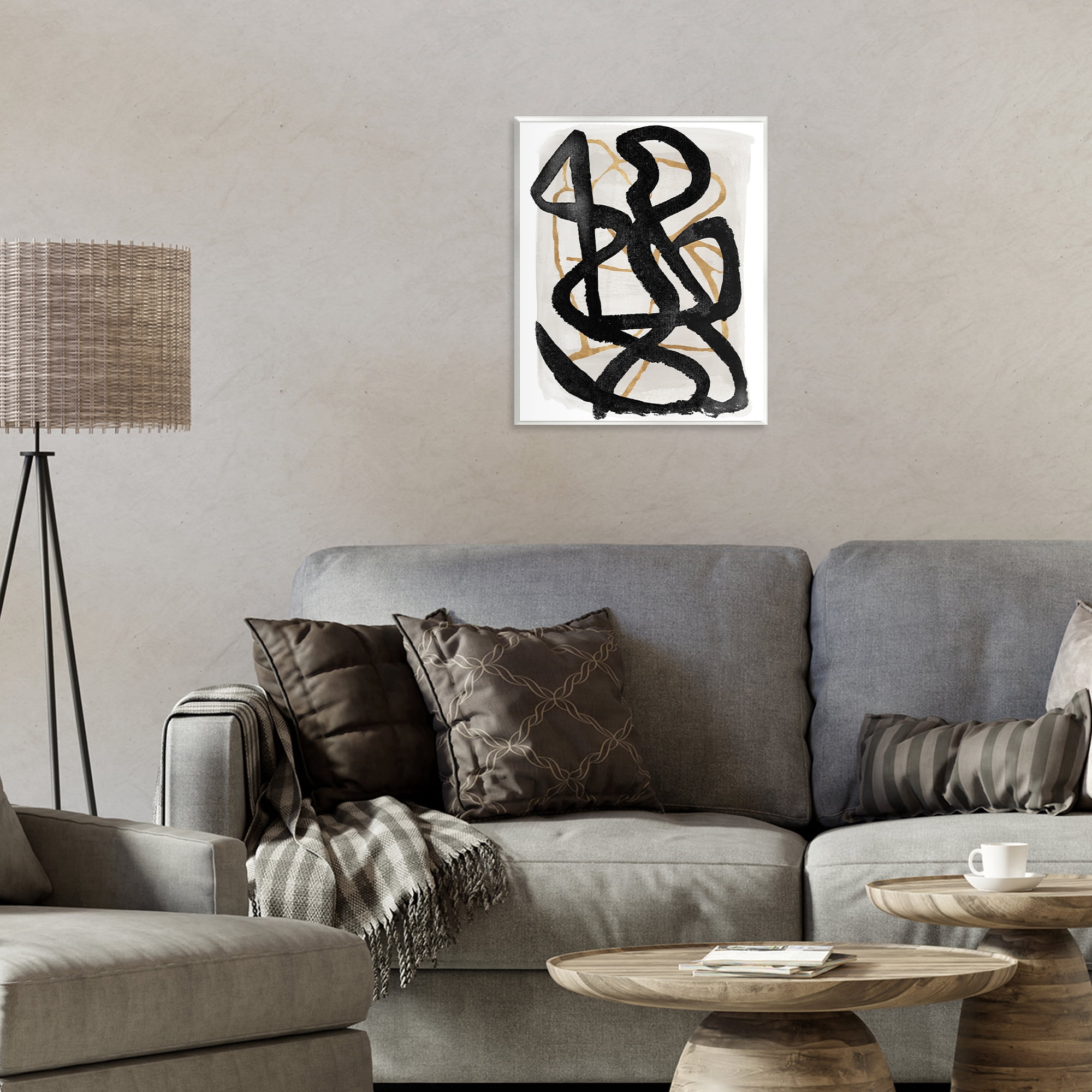 Stupell Industries Hindsight Black & Beige Wall Plaque Art, design by Lucille Price