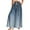 Blue, variant on WTOBBY Women's Casual High Waisted Wide Leg Pants with Pockets Featuring Floral Print, Perfect for Everyday Comfort, Stylish Occasions and Effortless Summer Fashion ,Black L