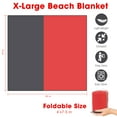 thumbnail image 4 of Cerem 83" x 79" Lightweight Beach Blanket, 4 of 7