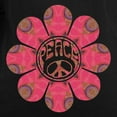 thumbnail image 3 of CafePress - Peace Flower Affection Women's Long Sleeve Dark - Women's Long Sleeve Graphic Tee Casual Fit, 3 of 4