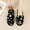 Black, variant on WOYY Women's Fuzzy Slippers Winter Open Toe Slide Slippers Indoor Non Flat Shoes