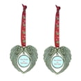 thumbnail image 2 of Fiudx Ofertas De La Semana Asistente De Ángel Etiqueta En forma De Corazón Etiqueta De Árbol De Navidad Adornos Navidad Diy, 2 of 4