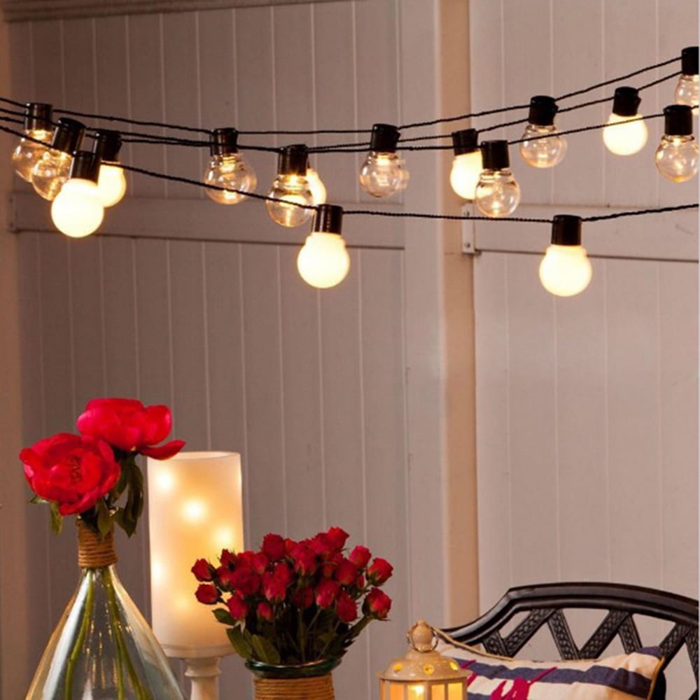 20 Metre LED Cool White Pearl Festoon Party Wedding String Light Kit Daylight 