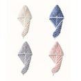 thumbnail image 3 of geerera Microfiber Hair Towel , Hair Towel with Button, Super Absorbent & Lightweight,Fast Drying Hair Turban Towel,Ideal for Curly Long Hair, 3 of 4