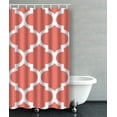 thumbnail image 1 of ABPHQTO Coral Marroquí Quatrefoil Exterior Baño Cortina de Ducha 120x180 cm, 1 of 4