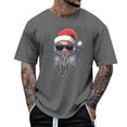 thumbnail image 1 of Tops para hombre, blusas y camisas de manga corta con cuello redondo para hombre, camiseta informal con cuello redondo y estampado para hombre, blusa de manga corta, blusa de poliéster para hombre, 1 of 4